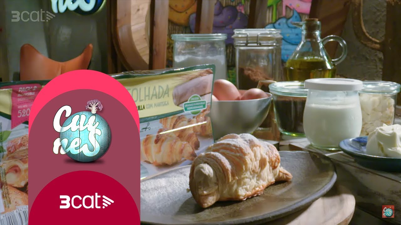 Croissant amb cremós de cafè - Cuines