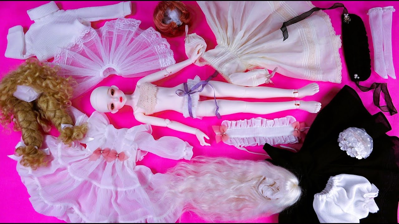 리나슈슈 블랙스완 오딜 LINA chou chou Limited Black Swan Odile Box Opening/dress up doll