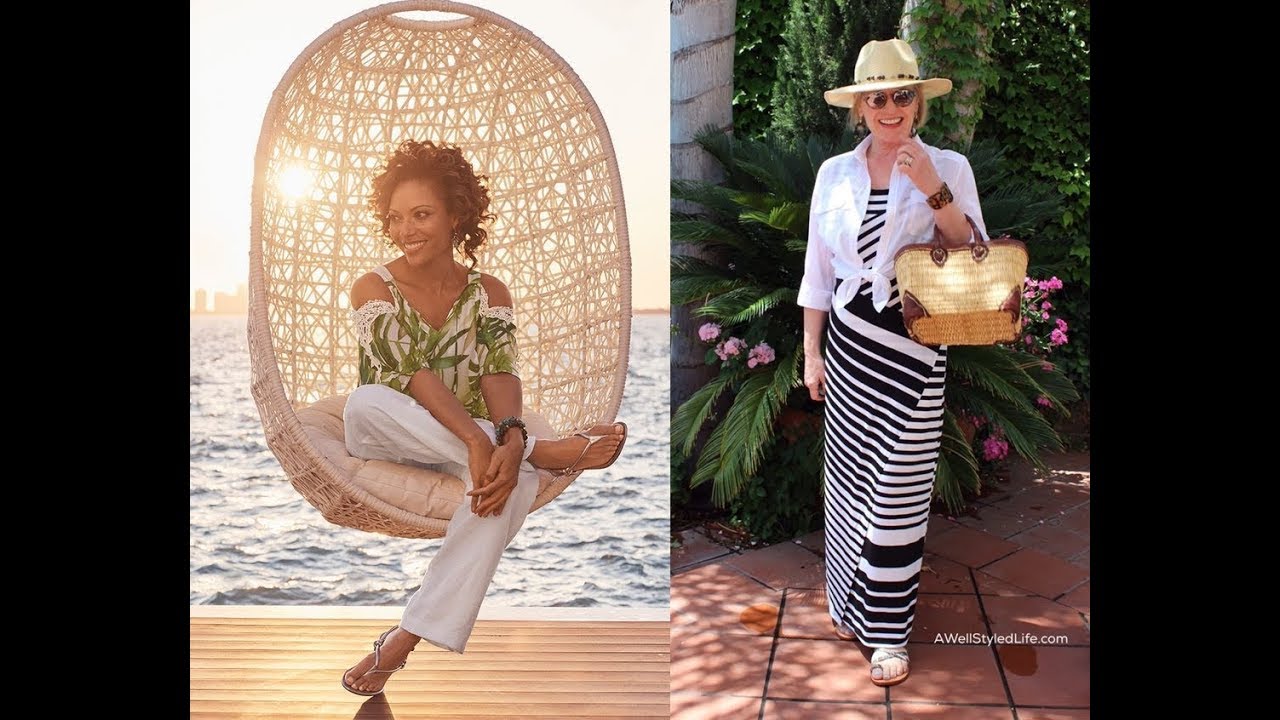 Looks Frescos e Leves de Viagem para Mulheres acima dos 50 anos