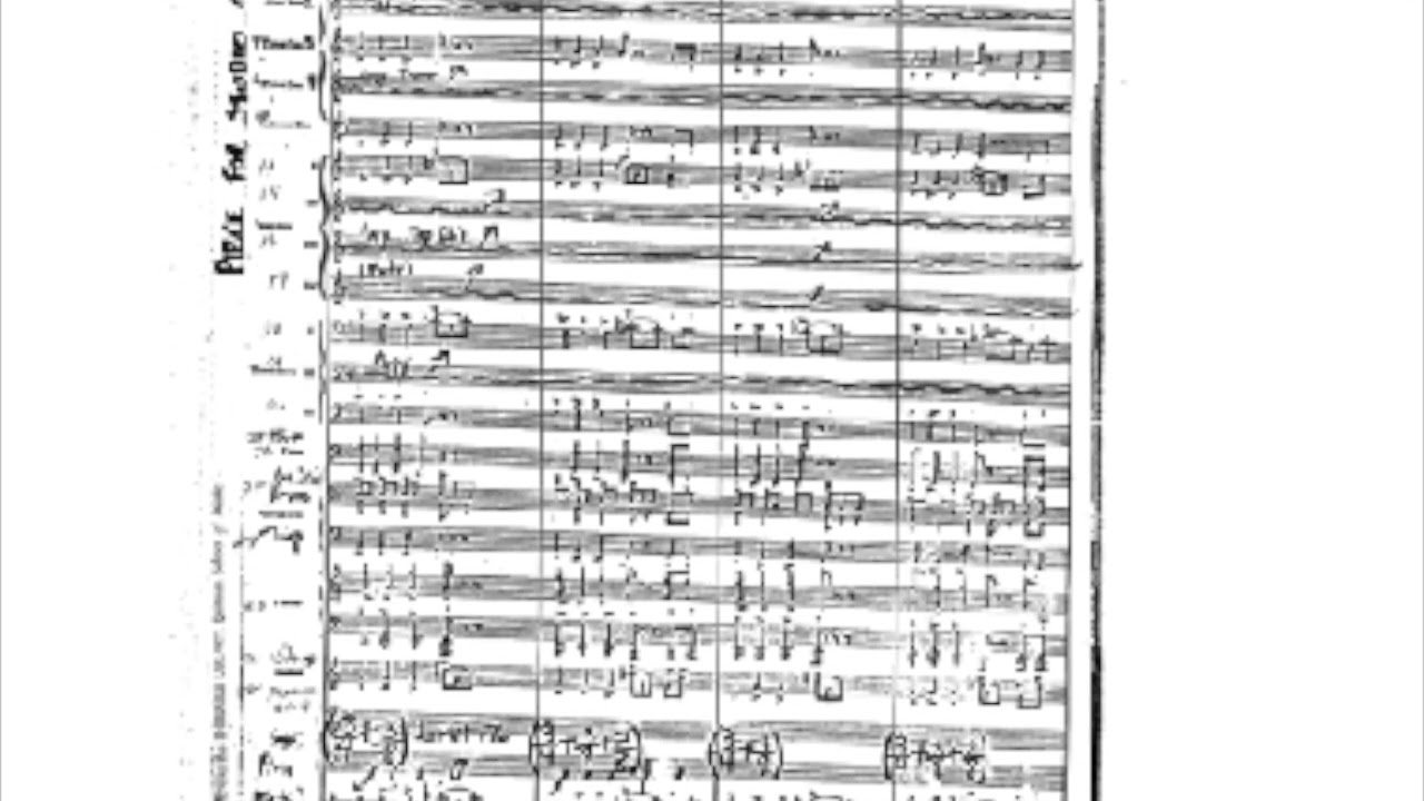 Piece For Studio Orchestra & Soloist   Movie   HD 720p