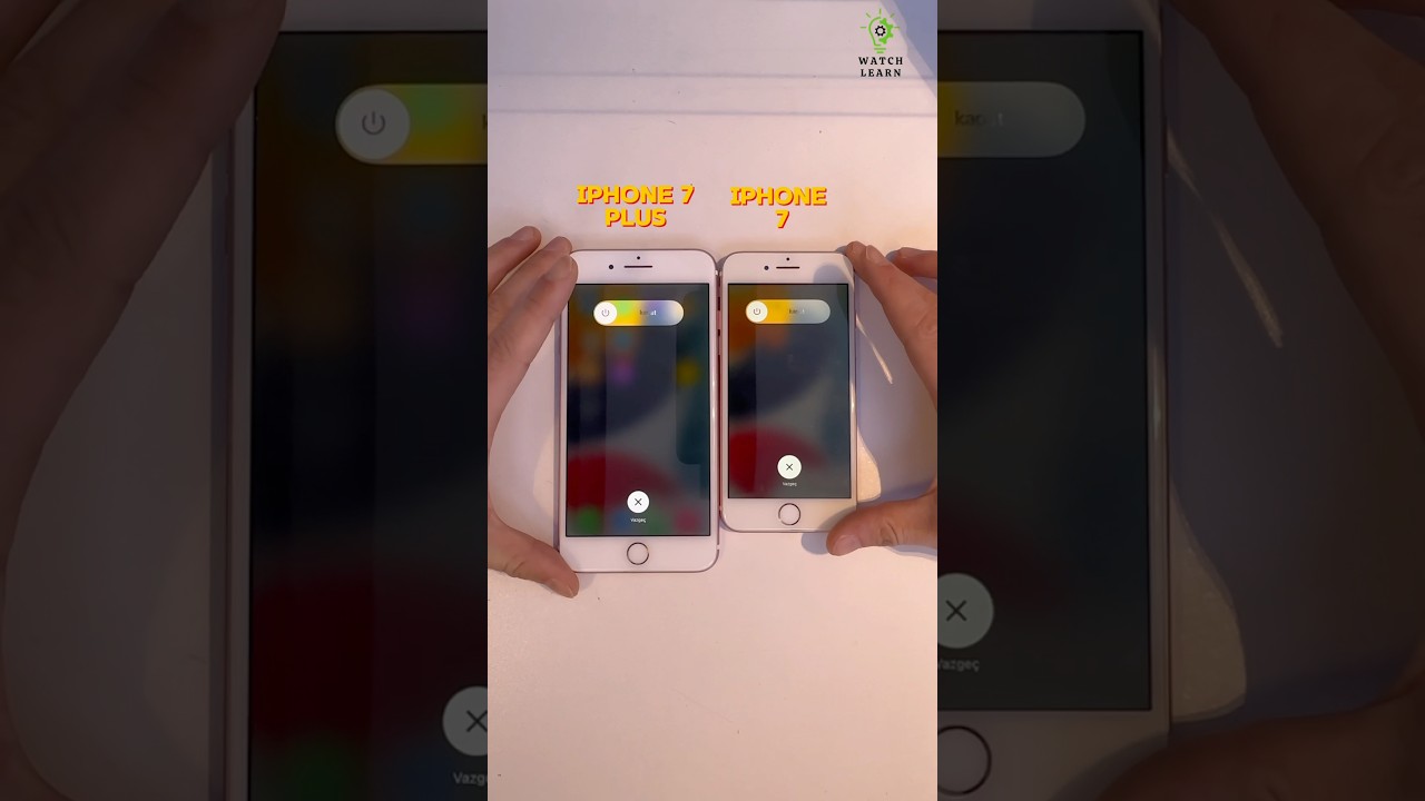 iPhone 7 Plus vs iPhone 7 📱🥶 Which phone will turn on first?