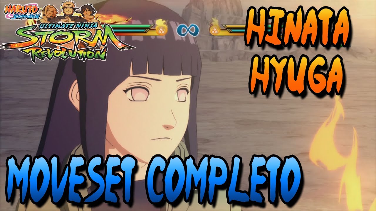 Naruto Storm Revolution: Hinata Hyuga Moveset Completo
