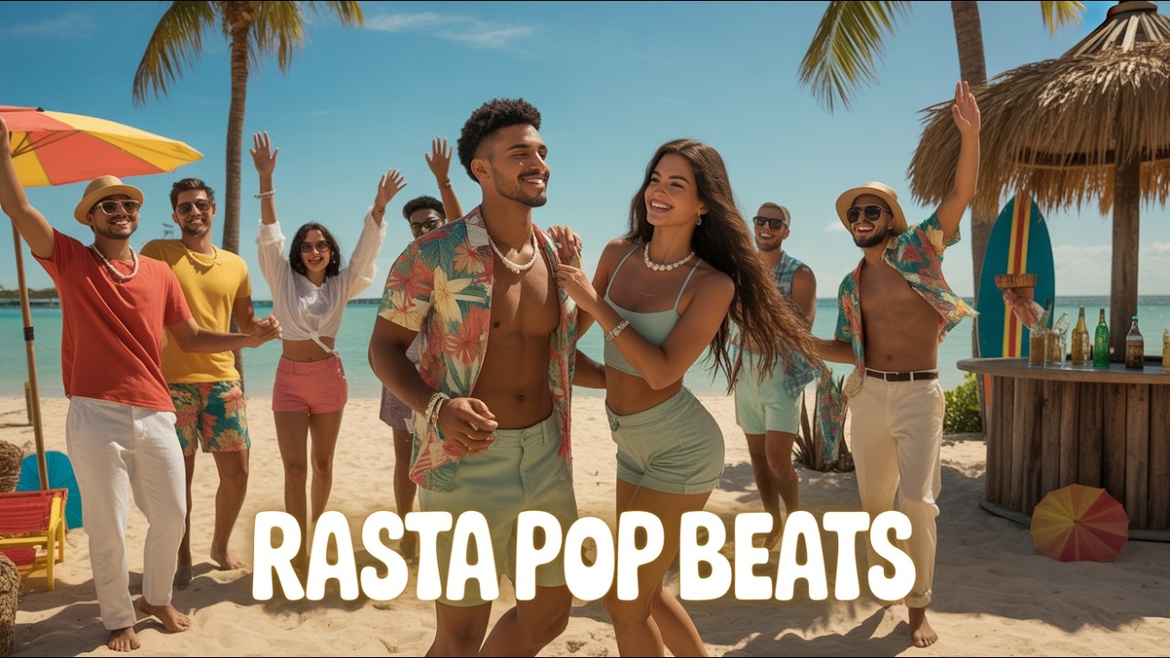 🟢 Tropical Beach Vibes LIVE | Rasta Pop Beats 🎶✨