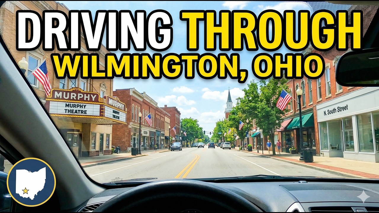 Driving through Wilmington, Ohio