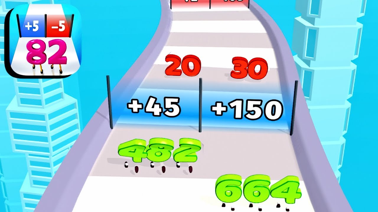 Digit Run 3D ​- All Levels Gameplay Android,ios (Levels 3-4)