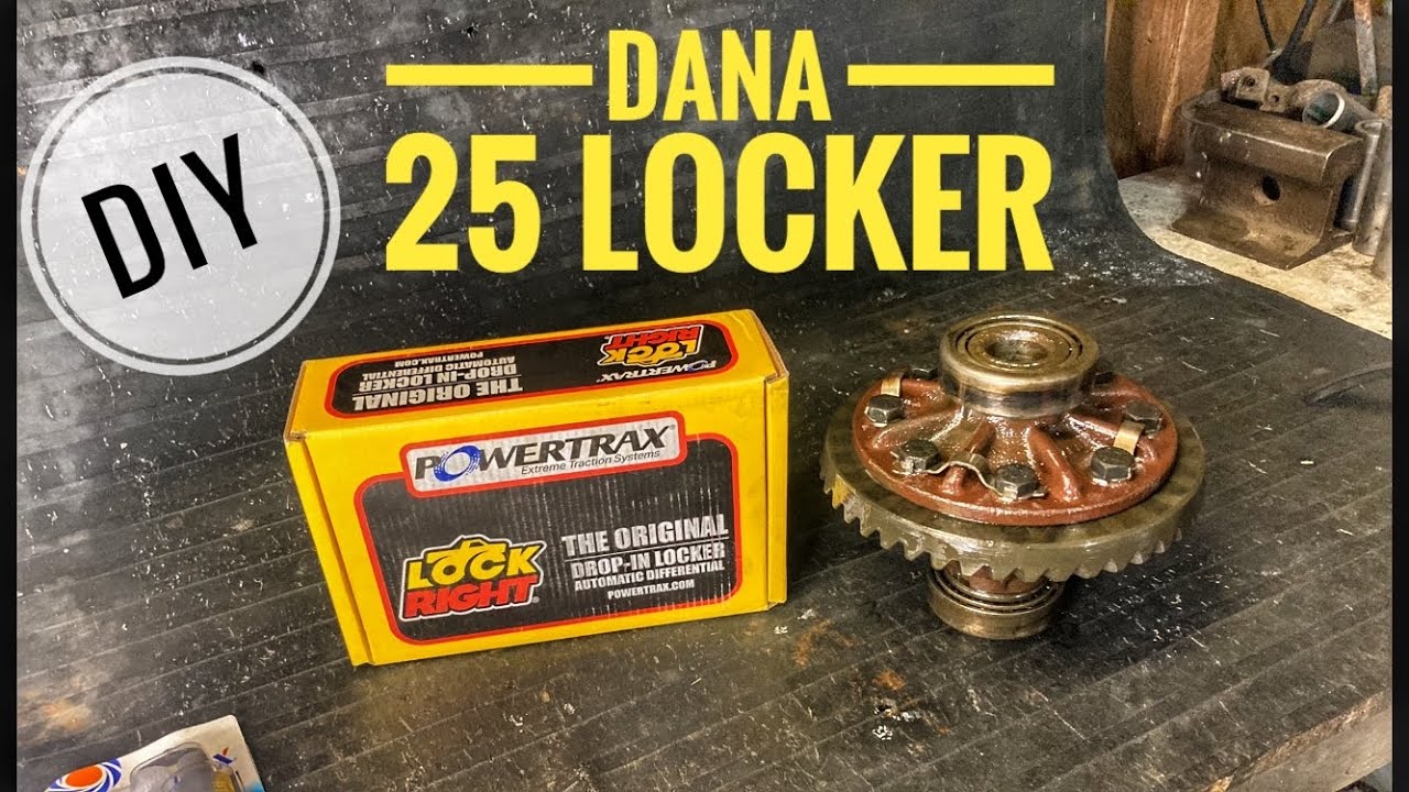 Kaiser Willys CJ2A Dana 25 front locker install CJ3A CJ5 M38 CJ3B