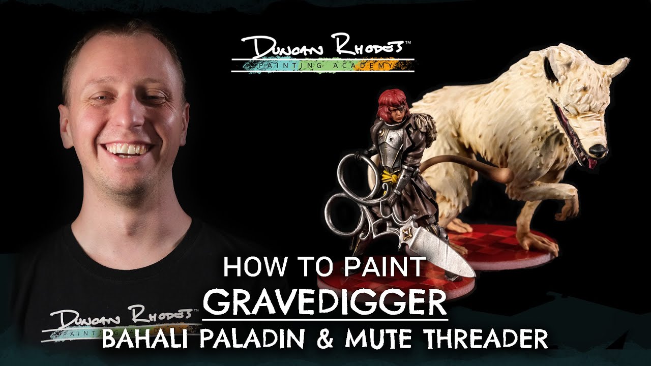How to Paint: Gravedigger: Bahali Paladin & Mute Threader.