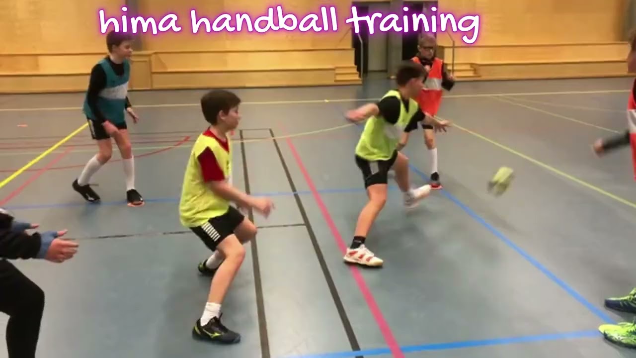 Handball training - 10-12 years- Attack - Games and Warm-ups