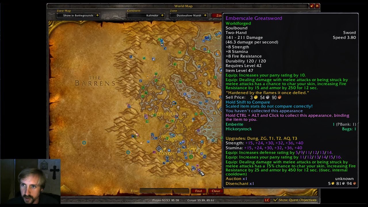 Emberscale Greatsword--Lvl 42 Epic Worldforged 2-H Sword---Ascension Bronzebeard