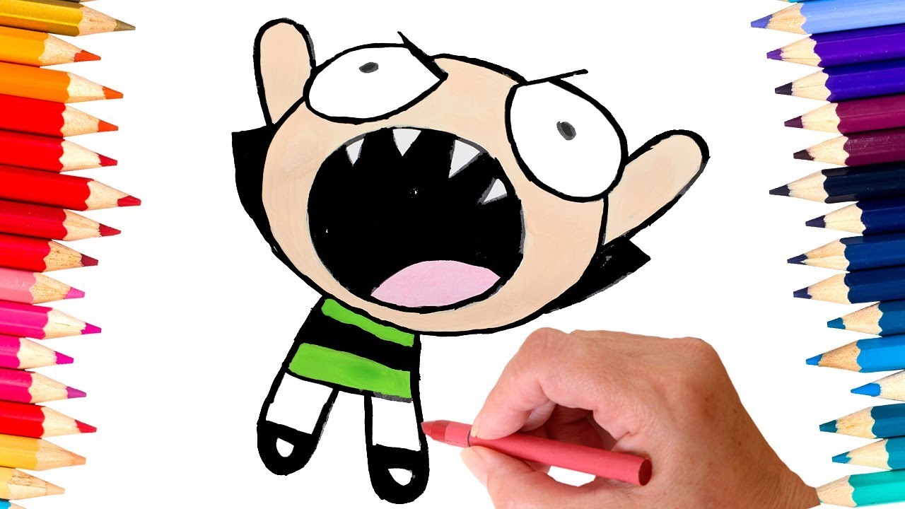 Powerpuff Girls Coloring Book Pages Rowdyruff Boys Brick Boomer Butch Blossom Bubbles surprise eggs