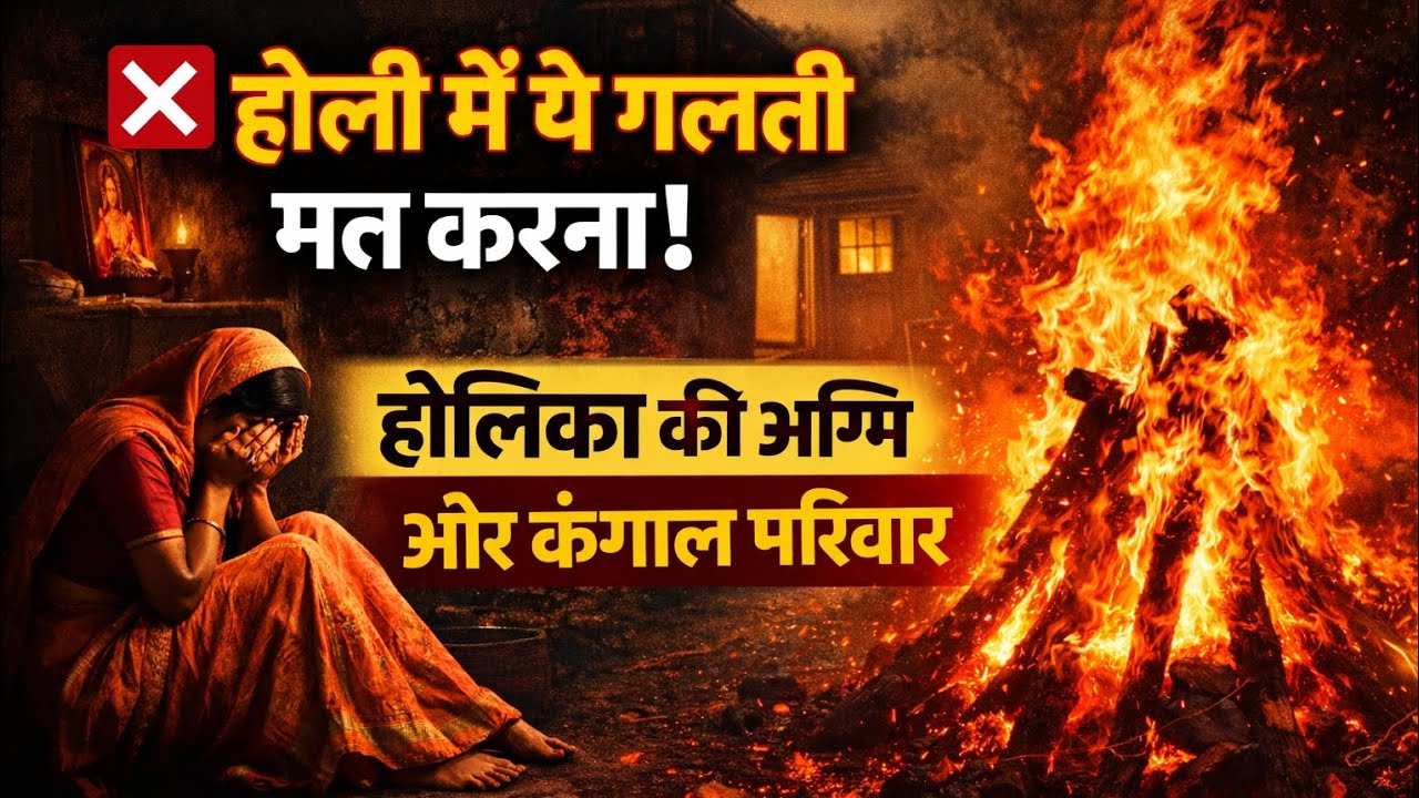 ❌ होलिका दहन में ये गलती और घर हुआ कंगाल 😱 | सच्ची कहानी#trending #viral #short #viral story hindi