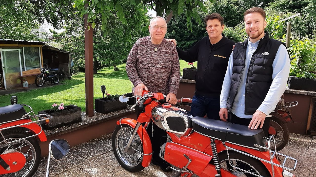 Drei TOP restaurierte Kreidler Oldtimer Motorräder