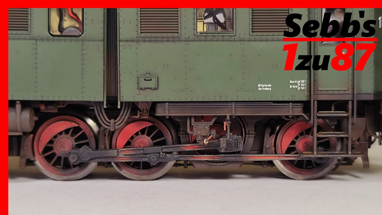 Weathering bis ins kleinste Detail! PIKO´s BR 191 bekommt schöne Beine...