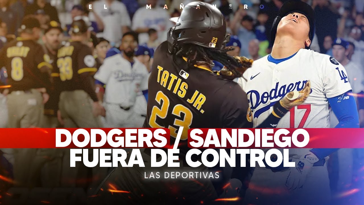 Rivalidad Dodgers y San Diego está fuera de control - Las Deportivas