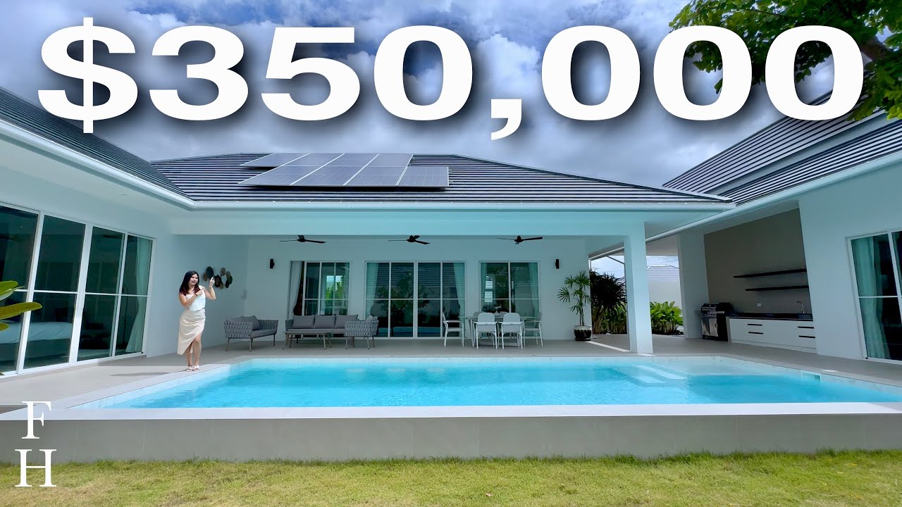 11,454,500 THB ($350,000) Contemporary Villa for Sale in Hua Hin, Thailand