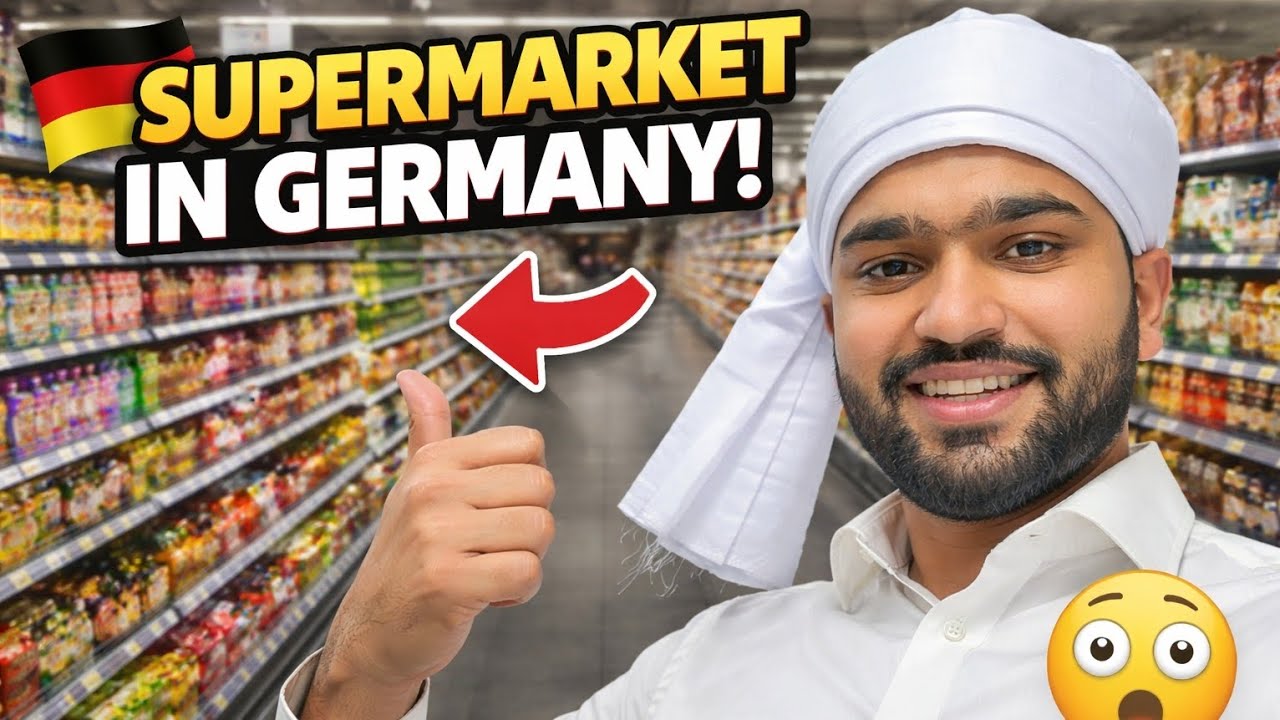 Supermarket in Germany 🇩🇪 Malikvlogs | Makhdoom Malik