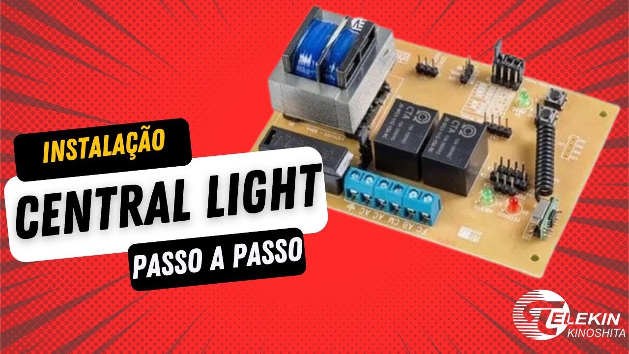 Placa Central Light Motor Portão AGL - Como Configurar e instalar