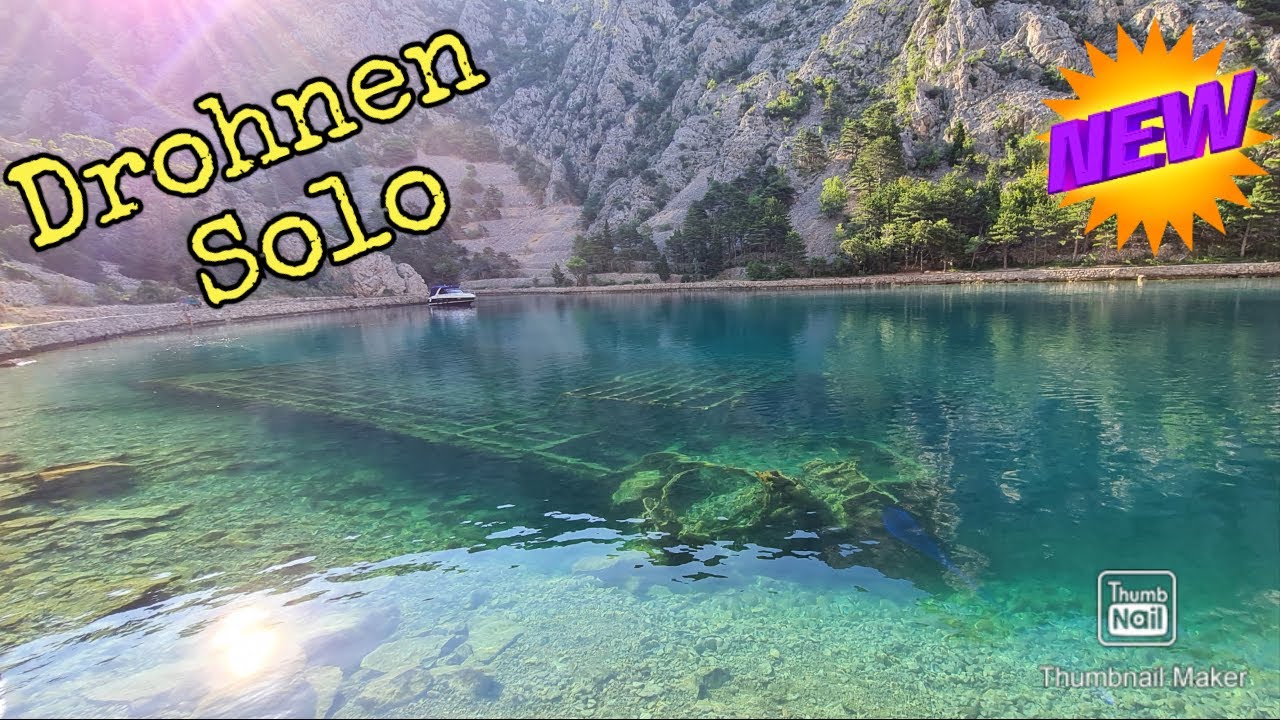 Zavratnica Bucht🏞 / gesunkene Wehrmachstfähre☠👻🚫 (Drohnen Solo📹🛰)