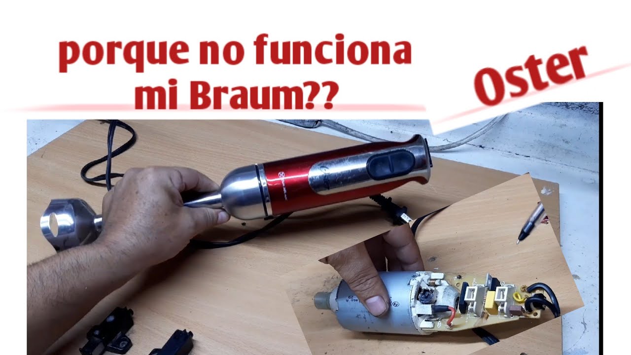batidora braum oster no enciende