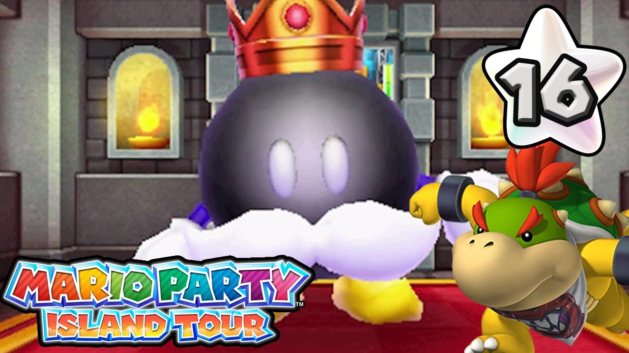 Mario Party Island Tour - Part 16: Bowser's Tower 2 | Floors 16-20 [Bowser Junior Playthrough]