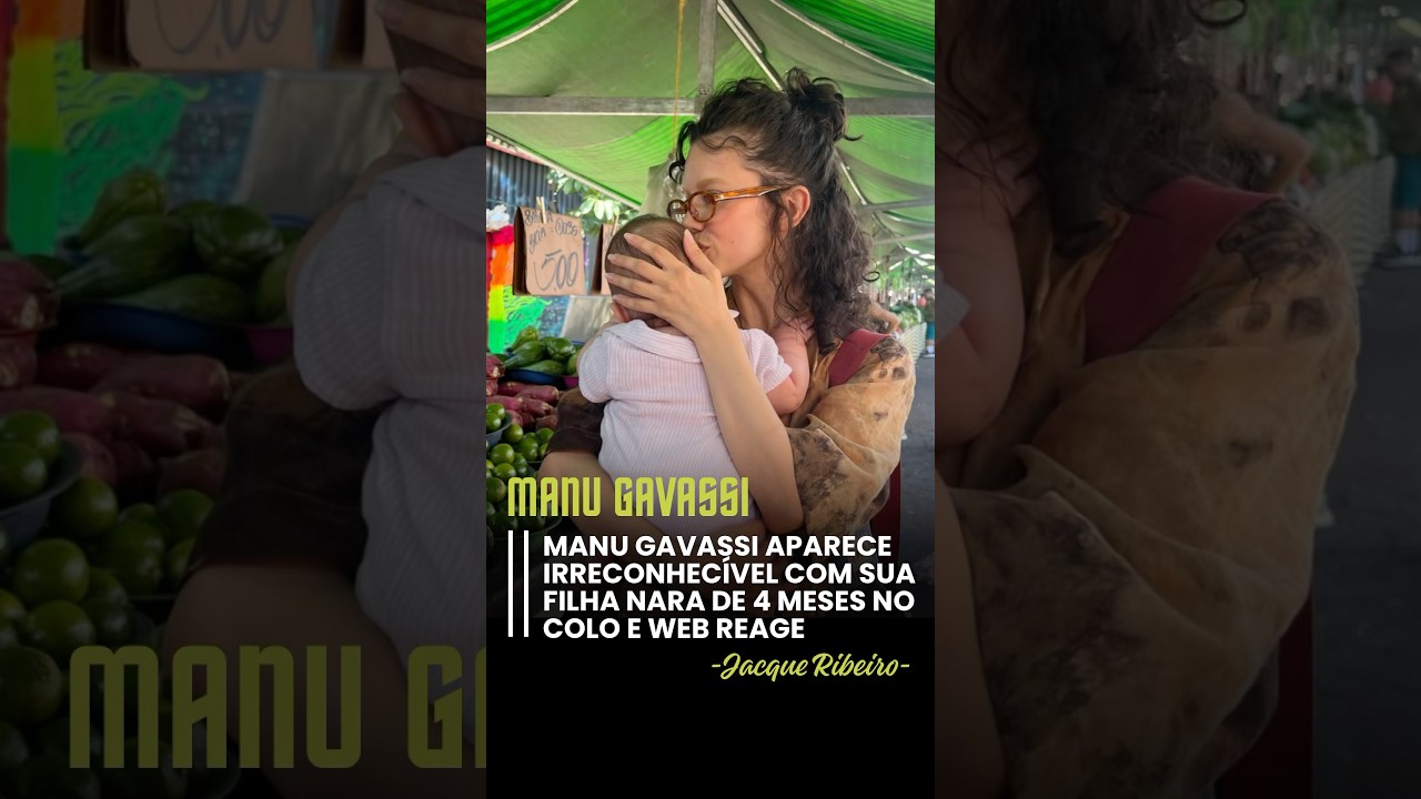 Manu Gavassi e sua filha Nara com 4 meses! Manu Gavassi fez transição Capilar irreconhecível!