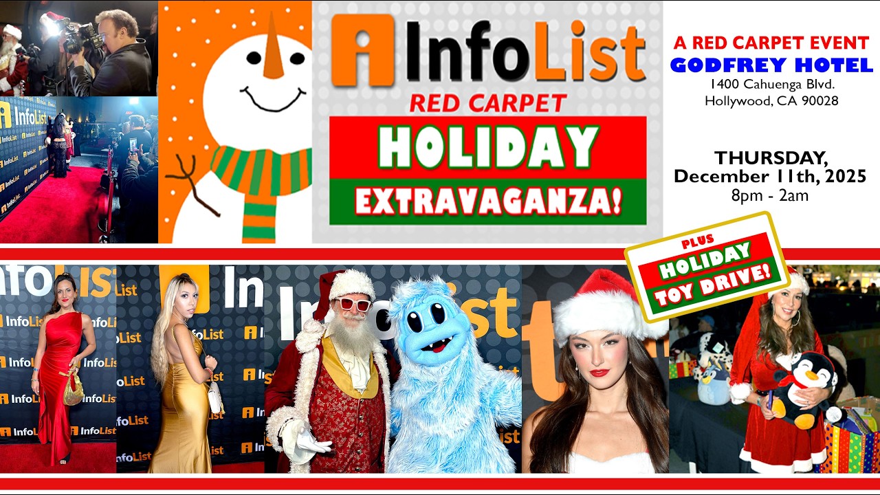 InfoList Red Carpet Holiday Extravaganza 2025 - A High-End Networking Event!