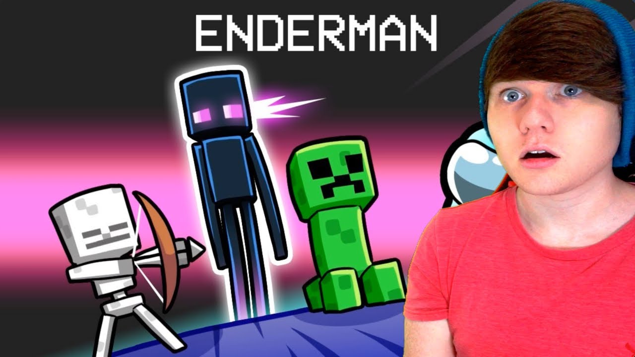 I added MINECRAFT MOBS in Among Us @SSundee REACTION!