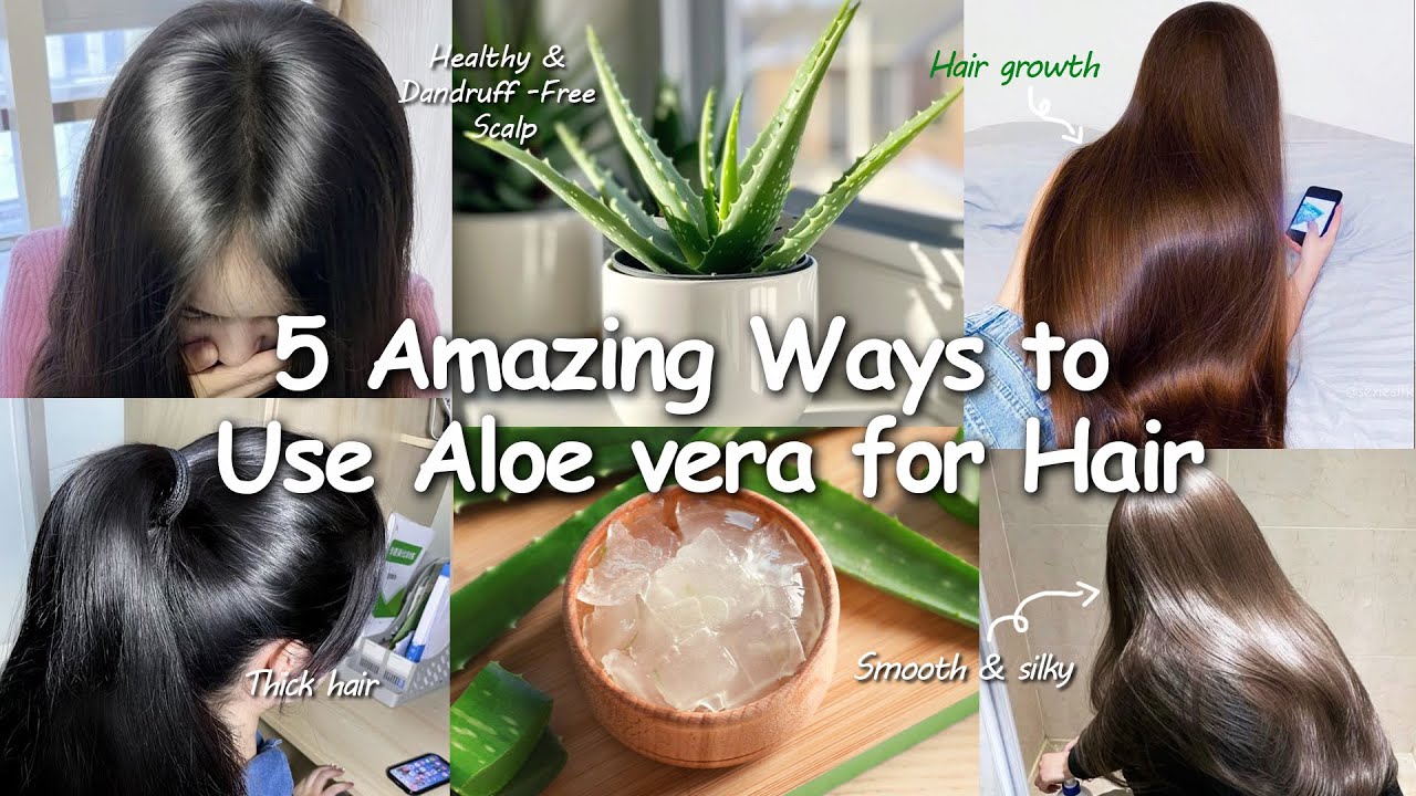 5 Amazing Benefits & Uses of Aloe Vera Gel for Healthier Hair! 🌿✨