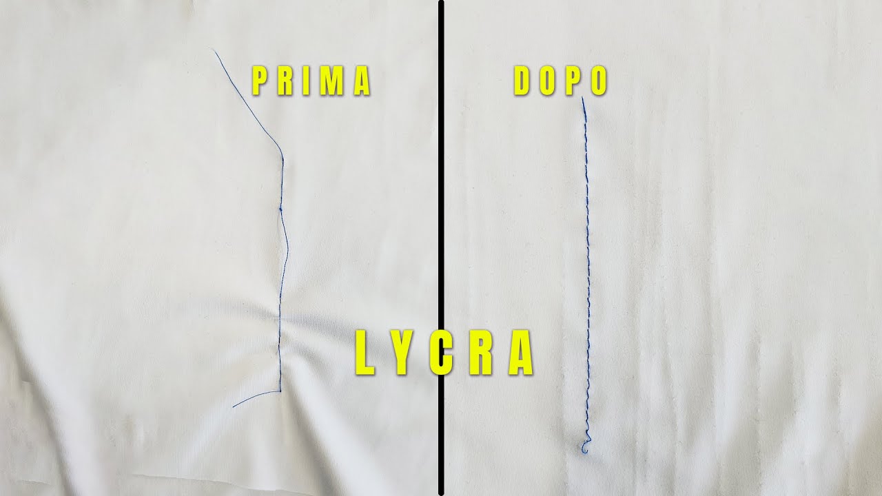 Come Cucire la Lycra con la macchina Lineare
