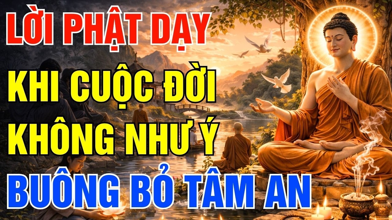 Phật Dạy - Khi Cuộc Đời Không Như Ý Học Cách Buông Bỏ Để Tâm Bình Yên, Hạnh Phúc| Gieo Bình An