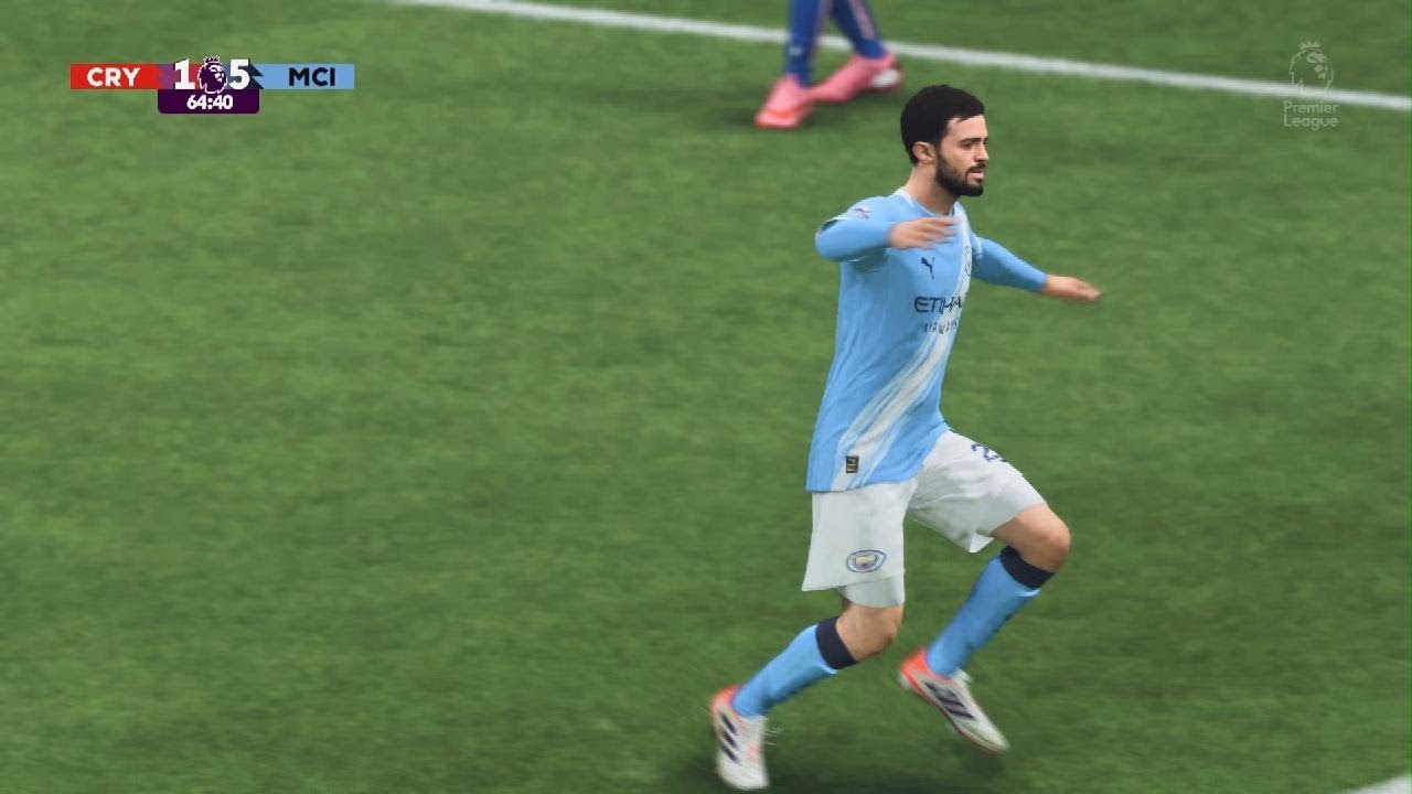 Frappe de loin de Bernardo Silva contre Crystal Palace | #FC26