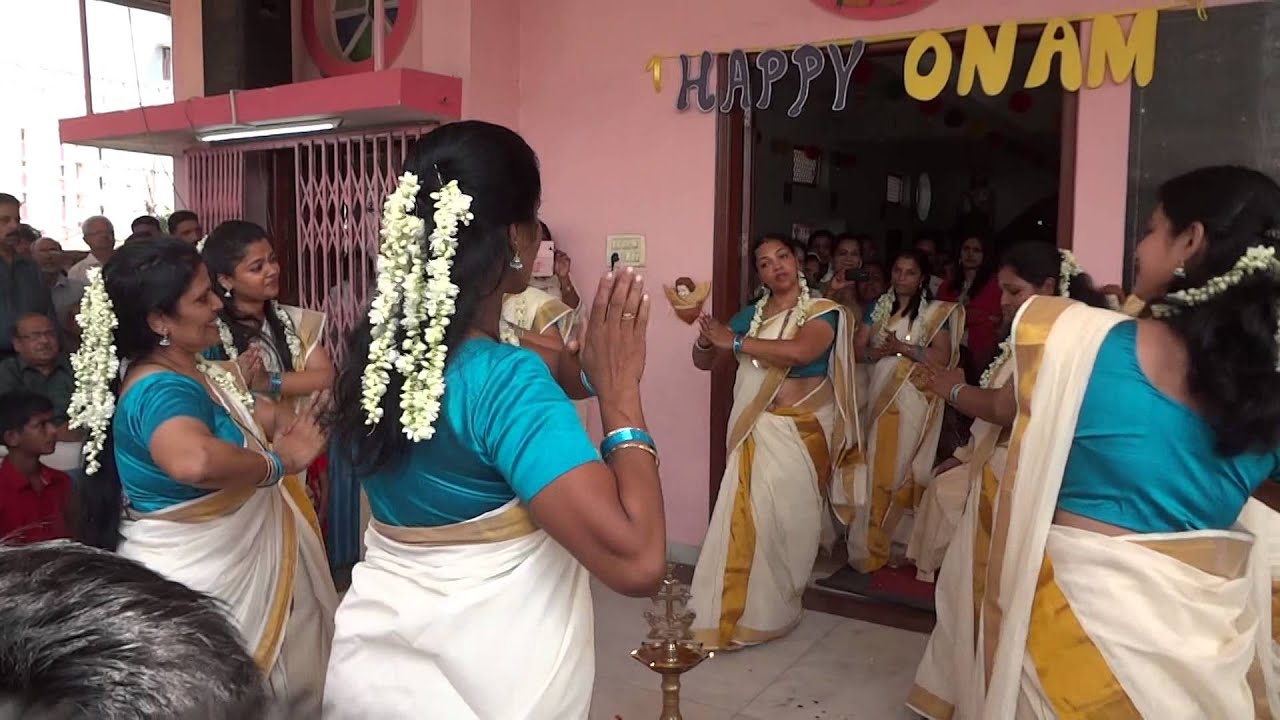 Thiruvathira at St.Pius X Dwarka- Onam Fest 2014