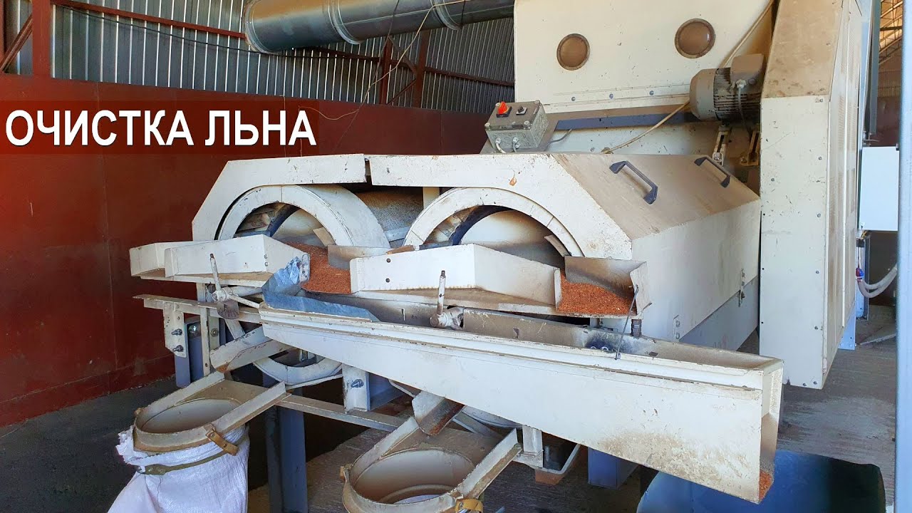 Лён масличный. Очистка семян. Группа компаний КВН-АГРО