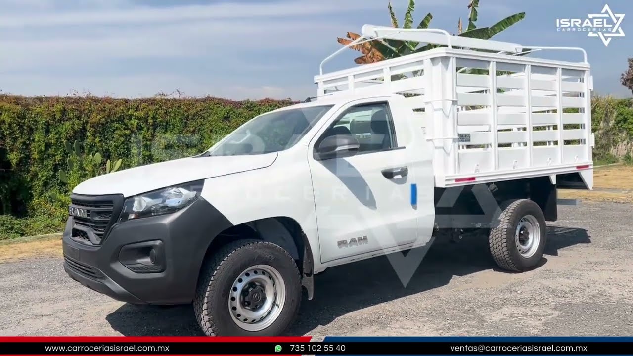 REDILA CON HUECOS MADERA - DODGE RAM 1.5 TON