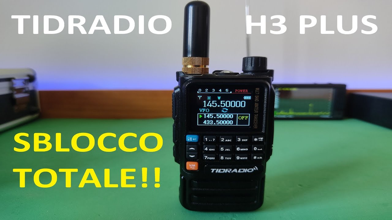 SBLOCCO Tidradio H3 Plus ITA