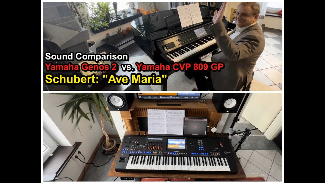 Sound Comparison Yamaha Genos 2 vs. Yamaha CVP 809 GP: 