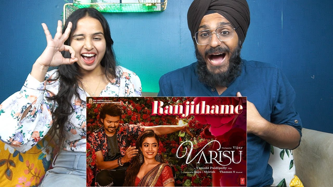 Ranjithame - Varisu Lyric Song Reaction (Tamil) | Thalapathy Vijay | Rashmika | Vamshi Paidipally