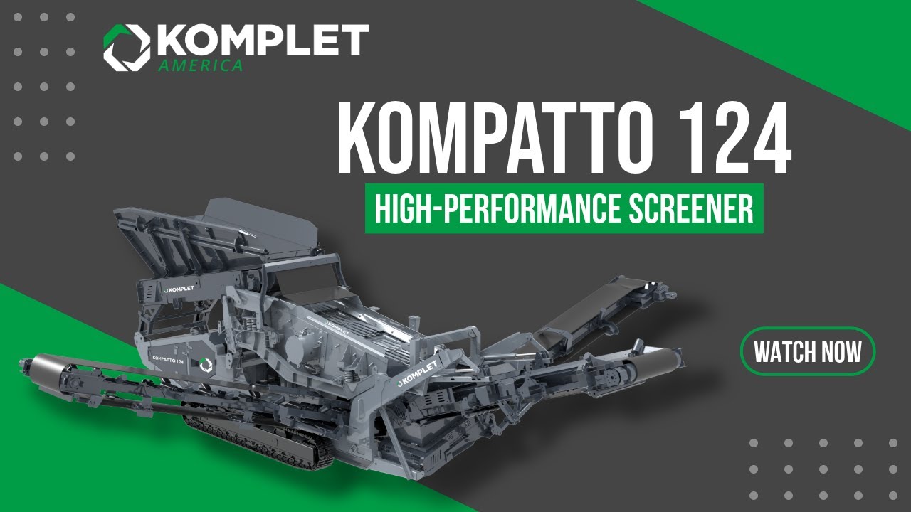 Komplet Kompatto 124 | Compact Screener for High-Performance Material Processing