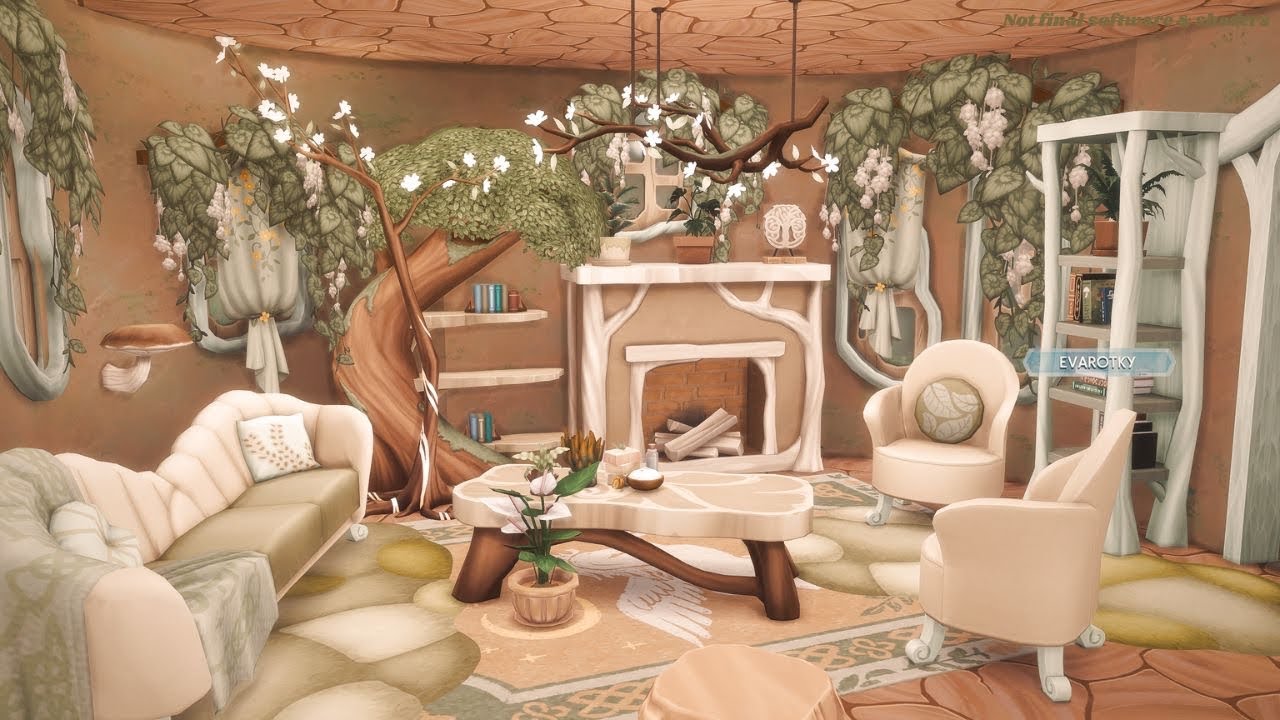 ДОМИК ФЕЙ НА ДЕРЕВЕ 🧚🏼🌳 | The Sims 4 Зачарованные природой (без CC)