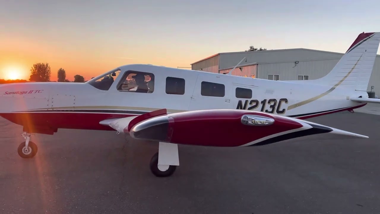 Piper Saratoga TC II Start Up