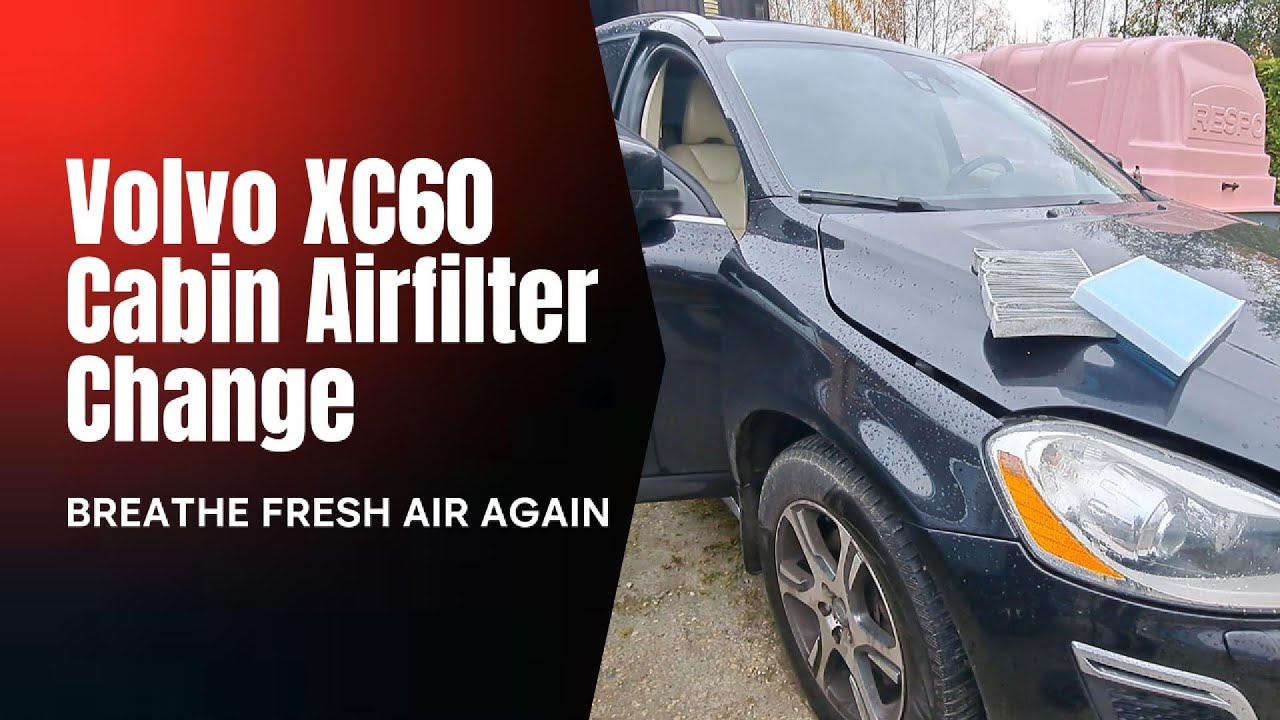 Замена воздушного фильтра салона Volvo XC60