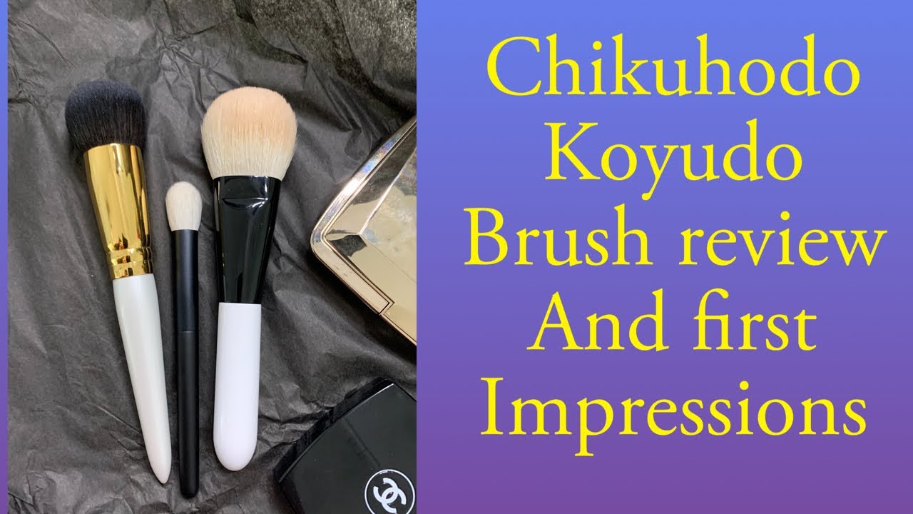 Chikuhodo, Koyudo brush review and demo.