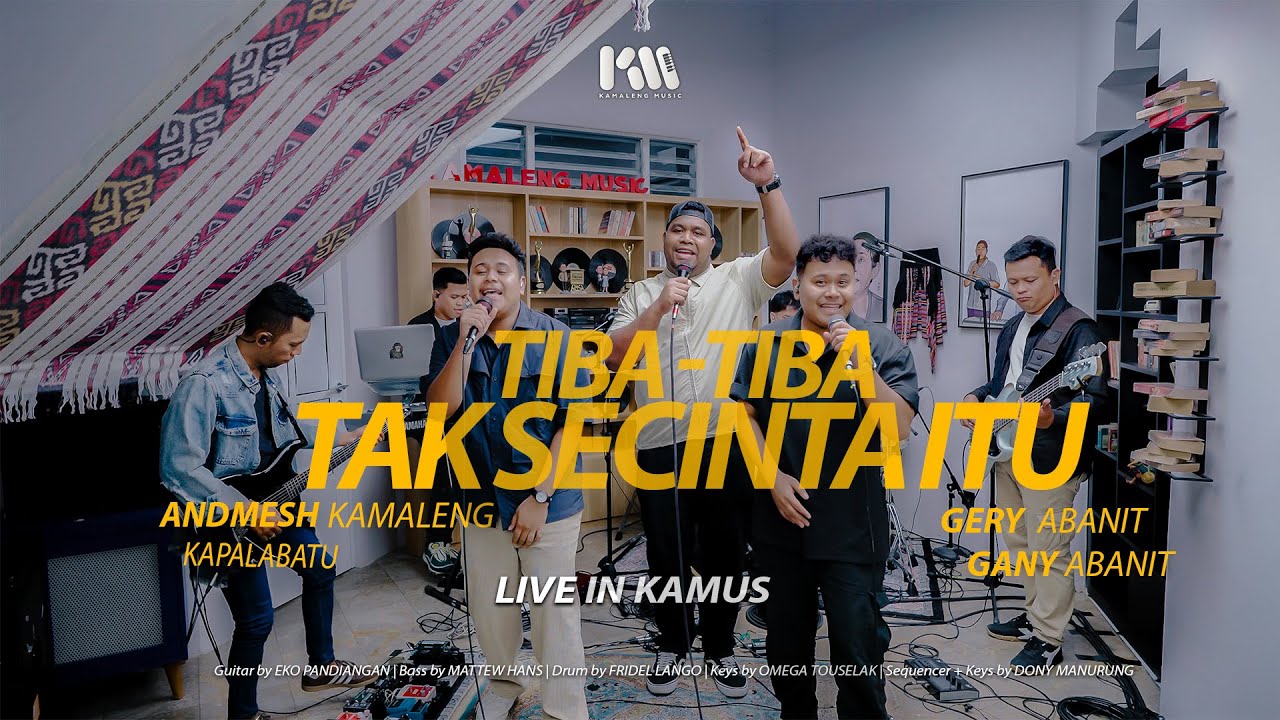 Andmesh ft Gery Gany & Kapalabatu - Tak Secinta Itu - Tiba Tiba ( Live Version )