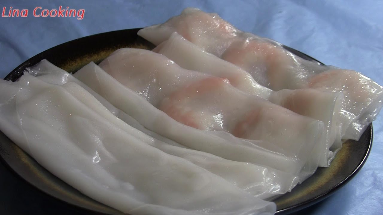 BÁNH CUỐN TÔM CẤP TỐC ( DIM SUM ) làm từ bánh tráng || Lina Cooking