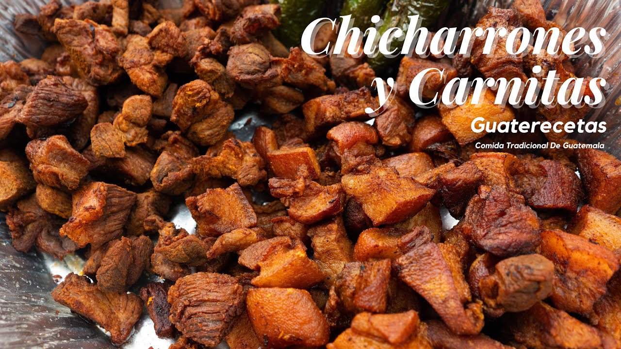 Chicharrones Y Carnitas Cocinado A Leña | Comida Tradicional De Guatemala