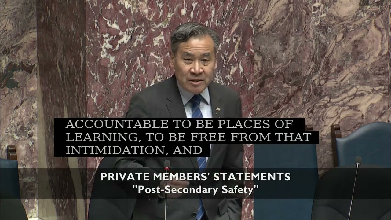 Michael Lee calls for immediate action to address antisemitism in B.C. post-secondary institutions