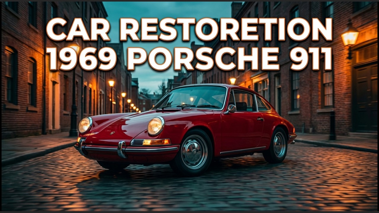 PORCHE 1969 Rusty Abandoned Car Restoration | Complete Car Rebuild