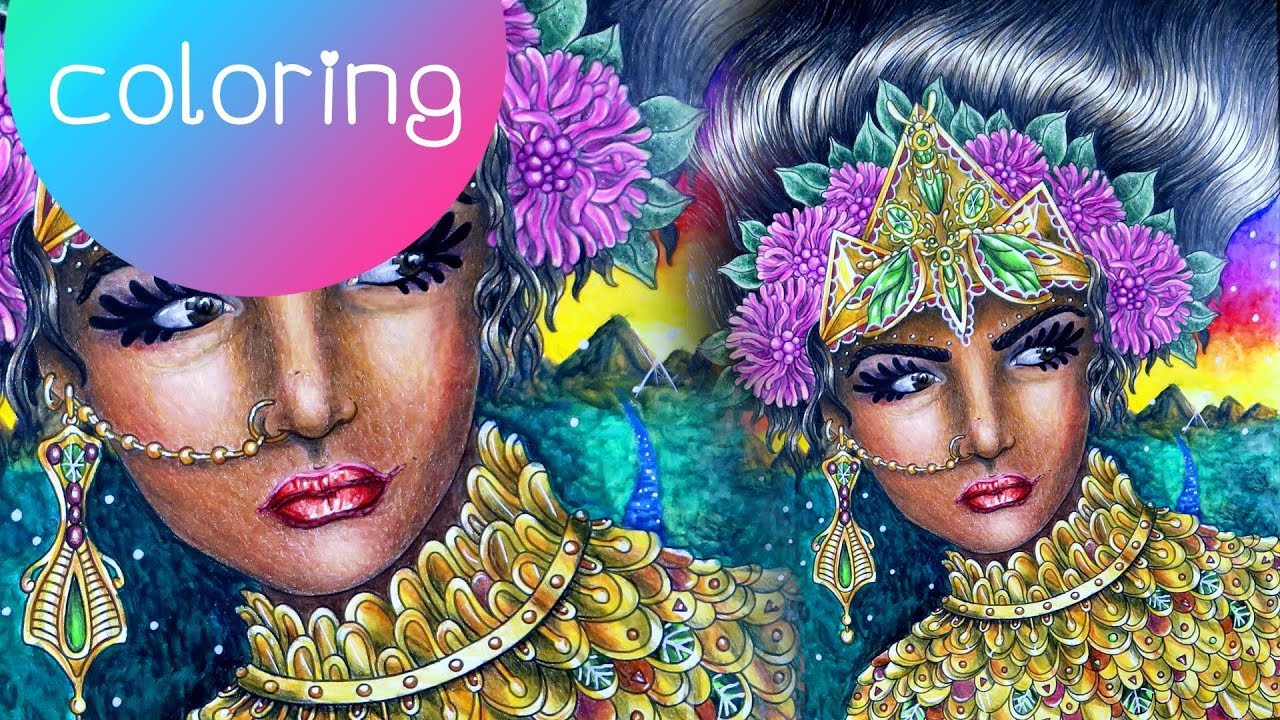 Magical Dawn / Magisk Gryning Coloring Book by Hanna Karlzon