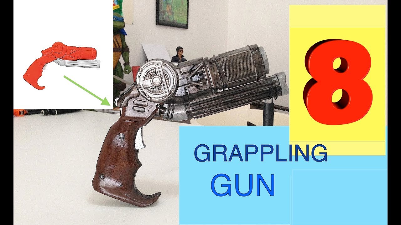 How to make a Batman costume part 8 GRAPPLING GUN