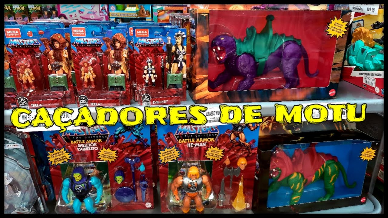 TOY HUNT - CAÇADORES DE MOTU #01 - AMERICANAS/MAGAZAN/LE BISCUI E RI-HAPPY!CAÇANDO HE-MAN!